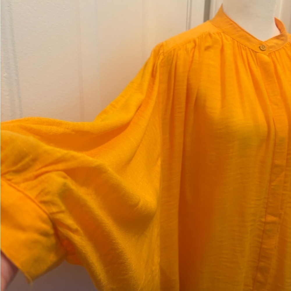 MAEVE. Women's Orange Blouse. SIZE S. ANTHROPOLOGIE - Picture 5 of 9